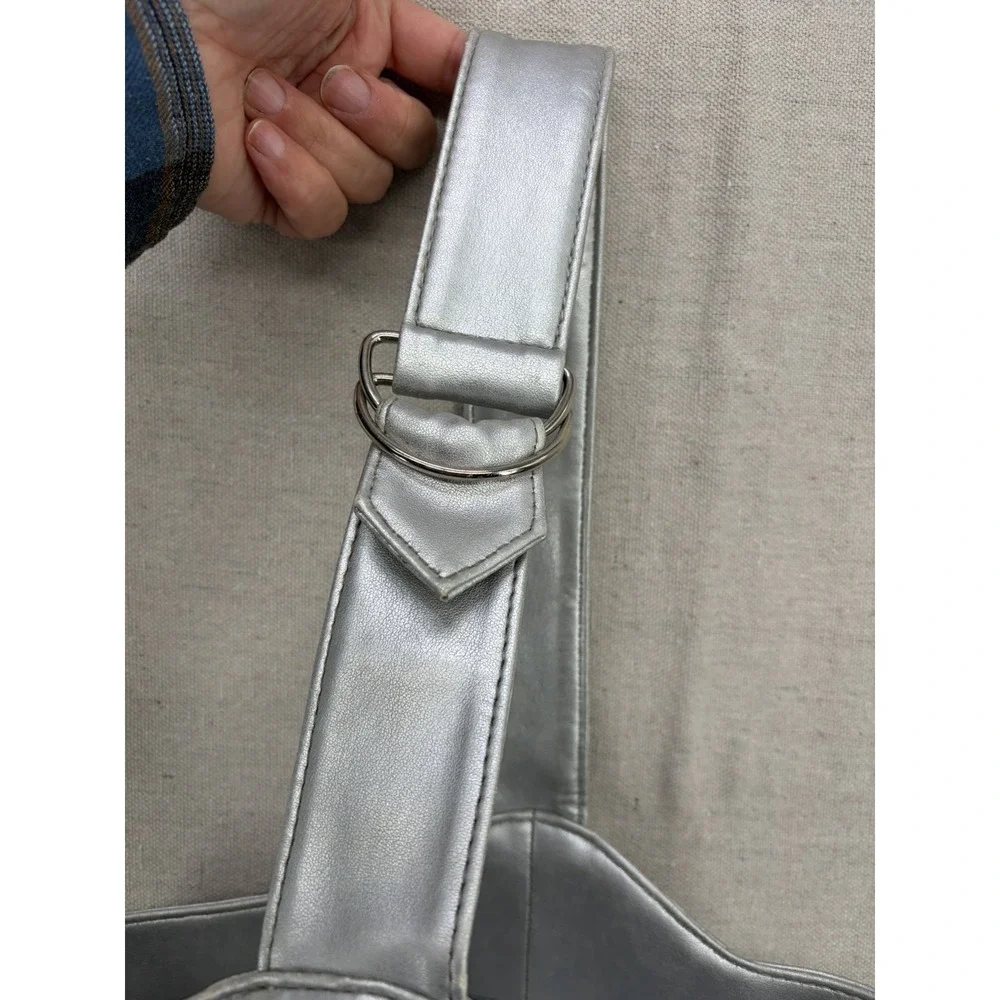 Neiman Marcus Silver Hobo Bag